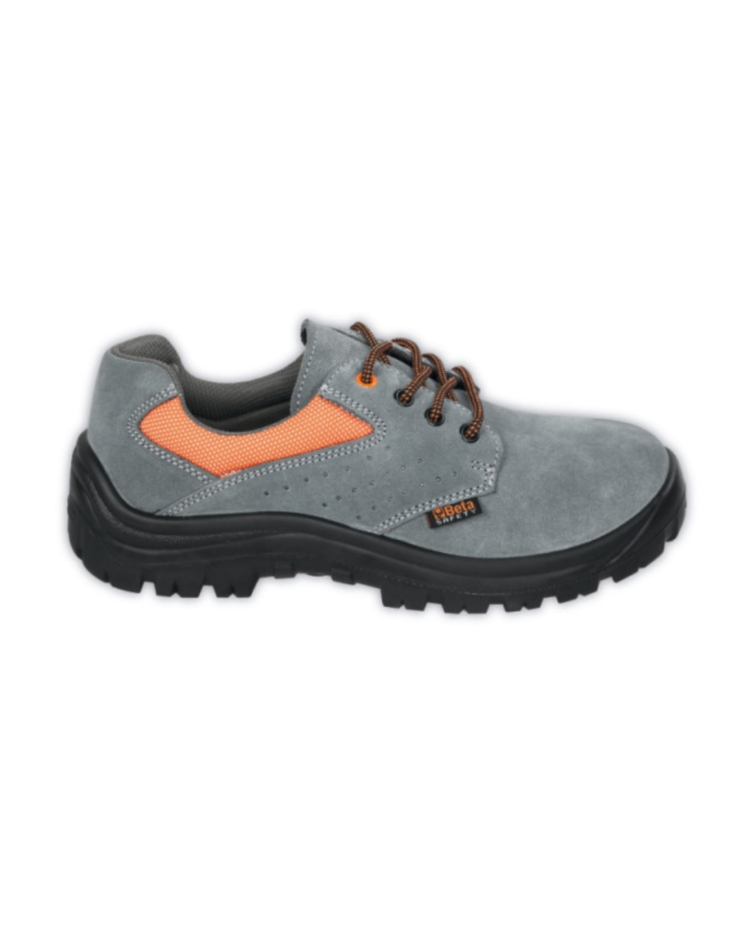 Scarpe basse EASY in pelle scamosciata traforata