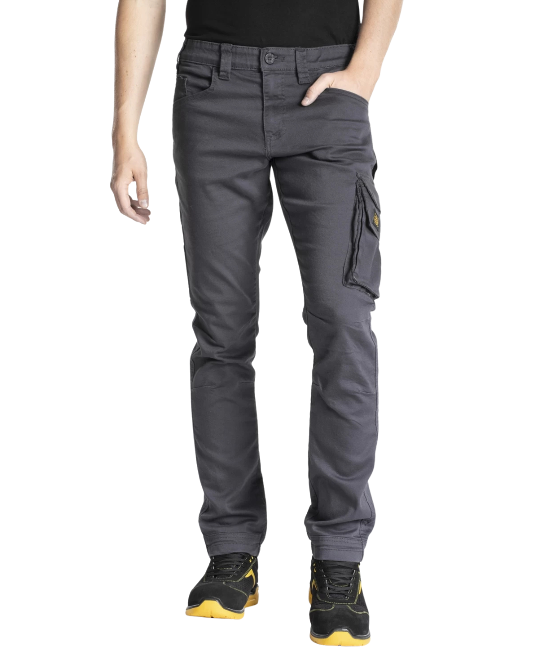 Pantaloni da lavoro multitasche stretch Fibreflex® JOBC ANTRACITE