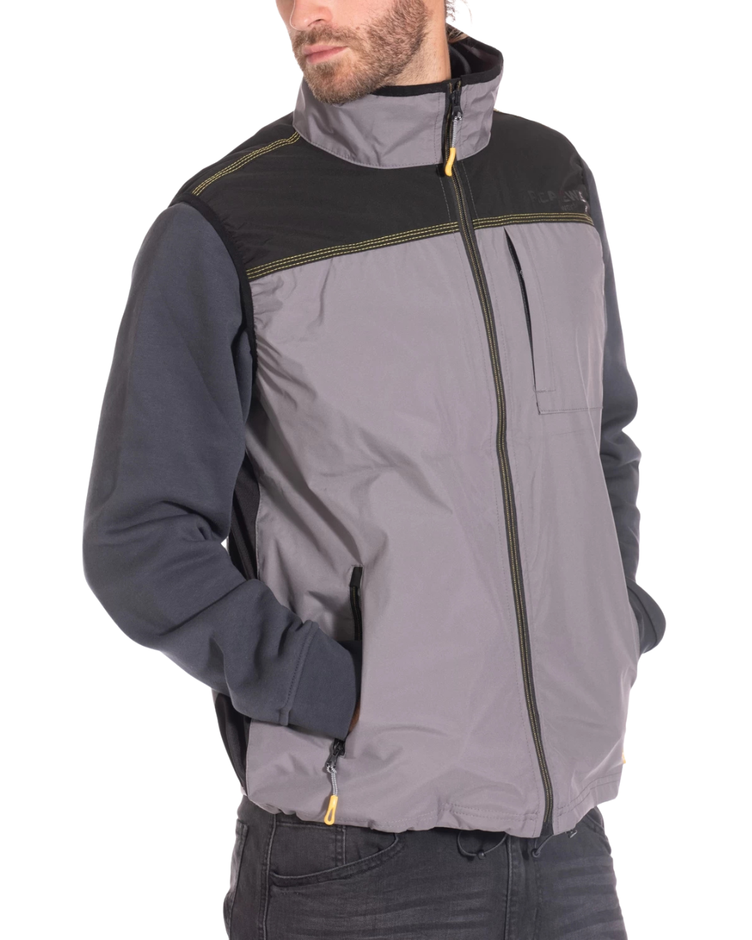 Gilet antivento smanicato ELM