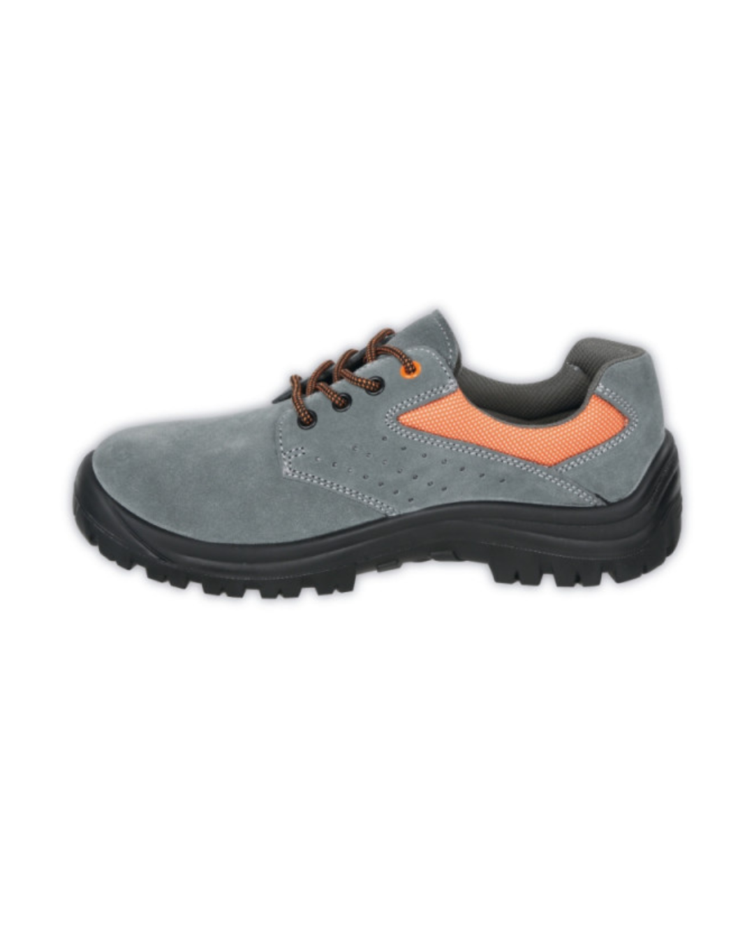 Scarpe basse EASY in pelle scamosciata traforata