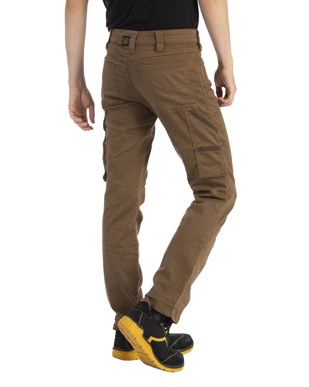 Pantaloni da lavoro multitasche stretch Fibreflex® JOBC TABACCO
