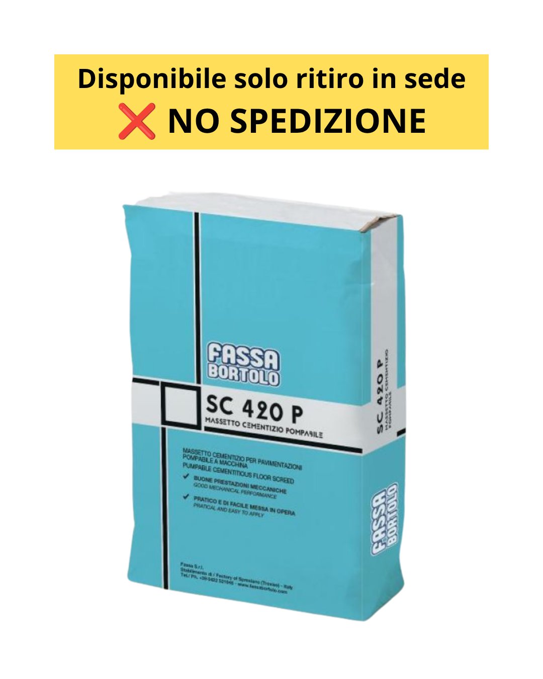 Massetto SC420 25KG - FASSA BORTOLO