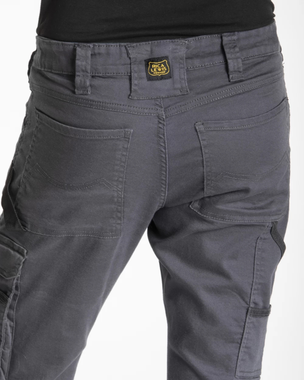 Pantaloni da lavoro multitasche stretch Fibreflex® JOBC ANTRACITE