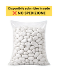 Ciottoli in marmo bianco di Carrara 25KG
