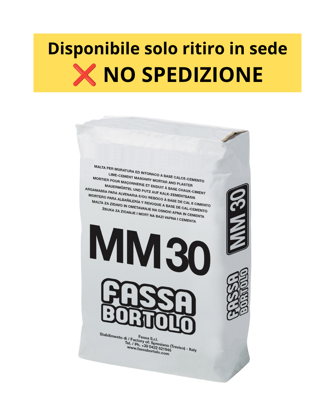 Malta MM30 25KG - FASSA BORTOLO
