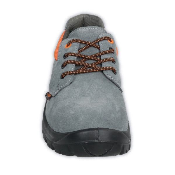 Scarpe basse EASY in pelle scamosciata traforata